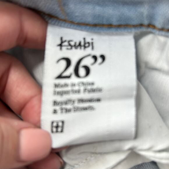 Ksubi Skinny Pins Super Stretch Jeans Low Rise Wamp Wamp Blue Women 26 NWT - Picture 7 of 10